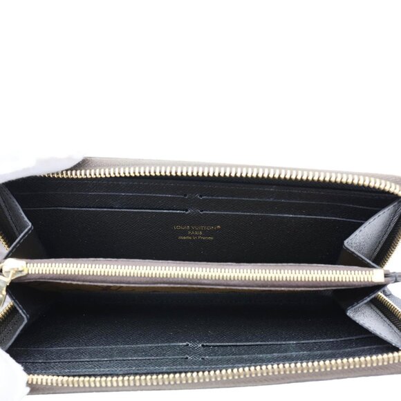 Louis Vuitton  Clemence Reverse Monogram Canvas Zippy Wallet Brown - Picture 10 of 11